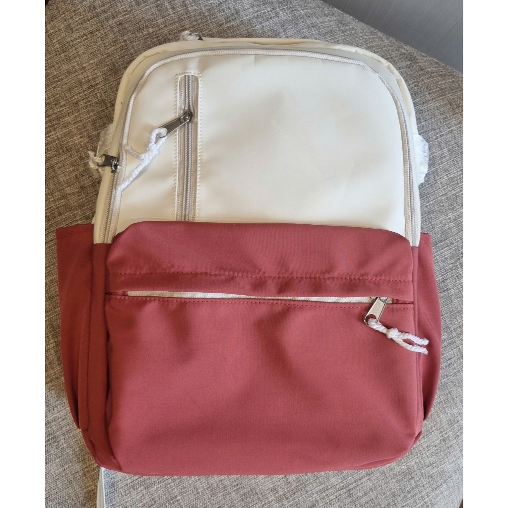 Balo Vải Dù ZuZang Cao Cấp Unisex Size 42 Form Rộng Đựng Laptop Đi Học Đi Làm Phối Màu Trendy