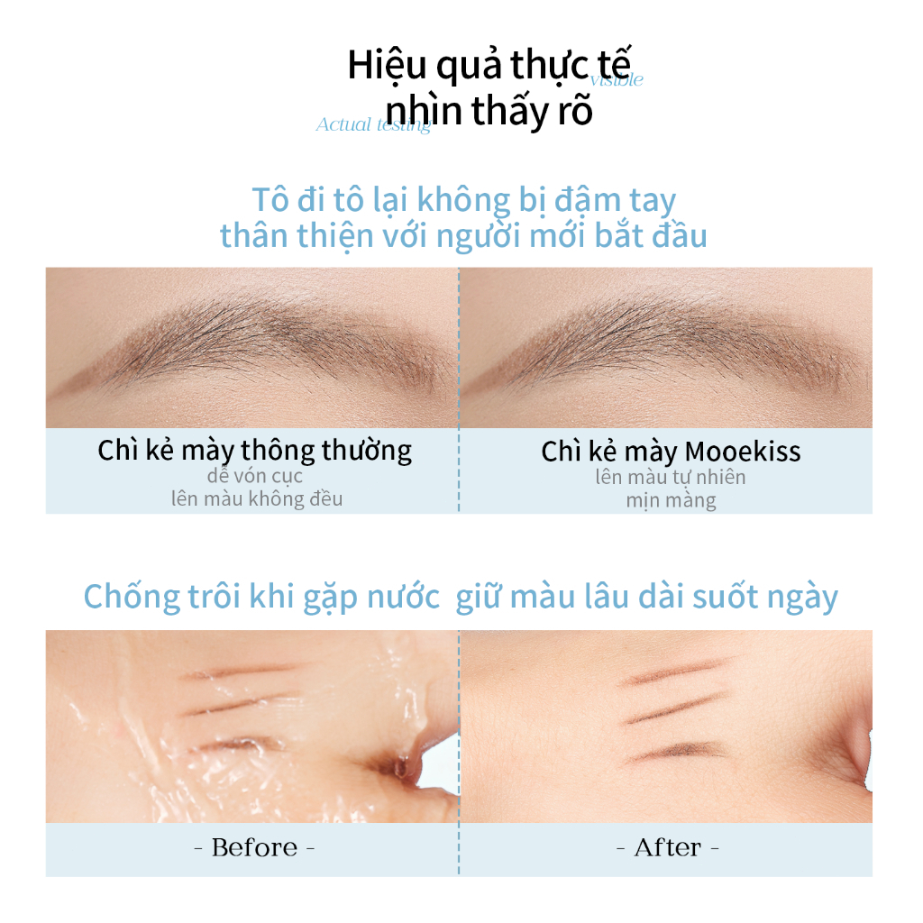 [DEAL] Chì kẻ mày Mooekiss chống nước và mồ hôi dễ thoa Không lem Không dính Thích hợp cho người mới bắt đầu 01 0.1