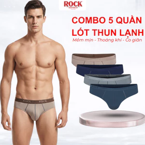 Quần Lót Nam ROCK QA546 Cao Cấp Thun Lạnh Thoáng Khí, Quần Sịp Nam Ôm Sát Thoái Mái Vận Động