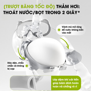 Mũ Gội Đầu Nón Tắm Cho Bé Silicon Chắn Nước Vào Tai và Mắt Phù Hợp Cho Mọi Lứa Tuổi Đeo Được 2 Mặt Life Plus - MT03