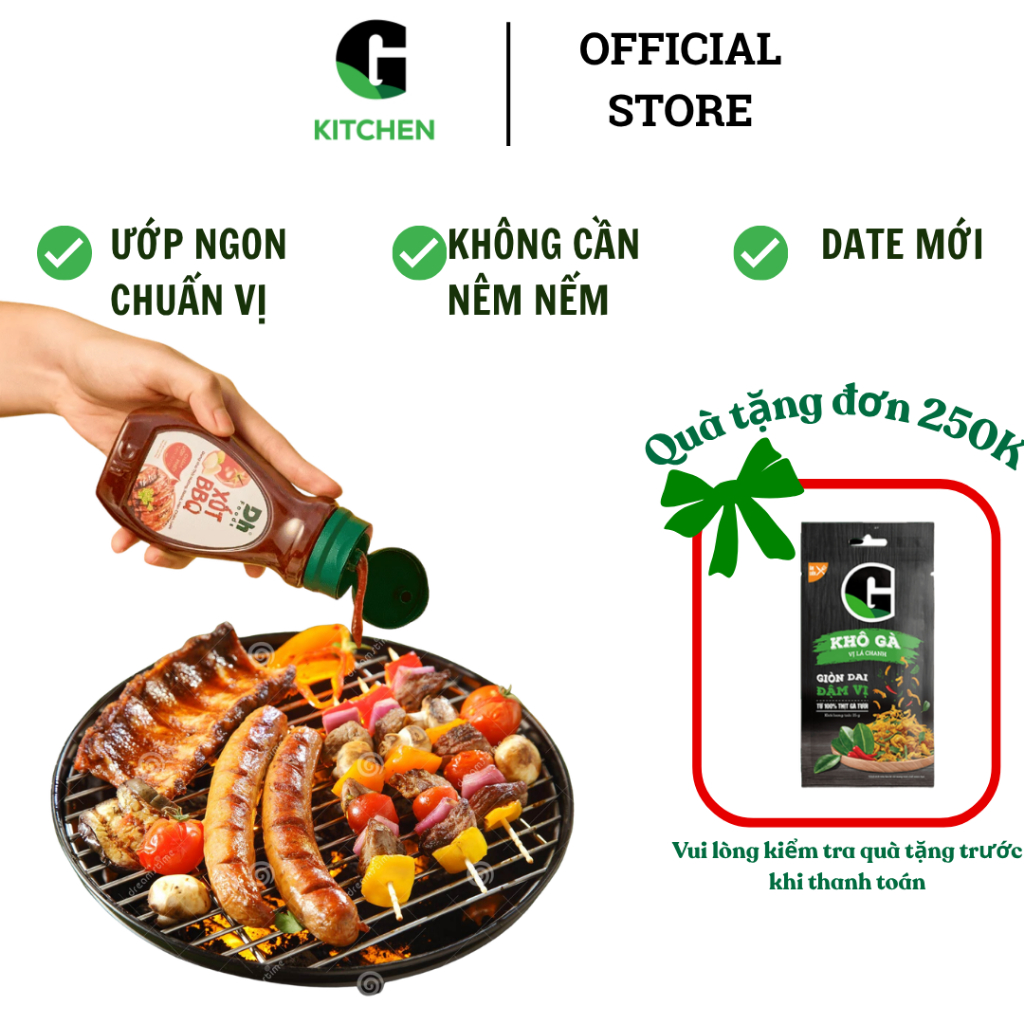 Sốt Ứớp Thịt BBQ 200g Dhfood