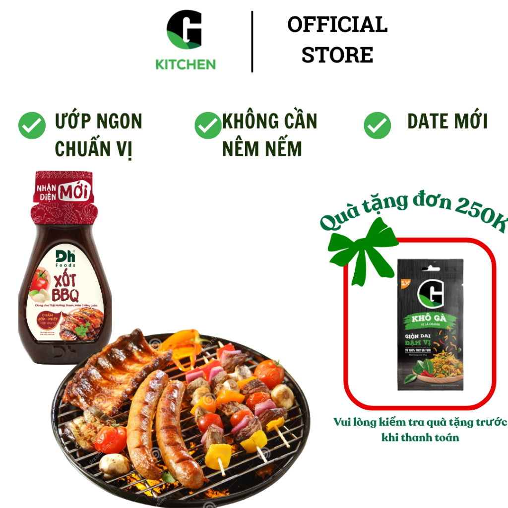 Sốt Ứớp Thịt BBQ 200g Dhfood