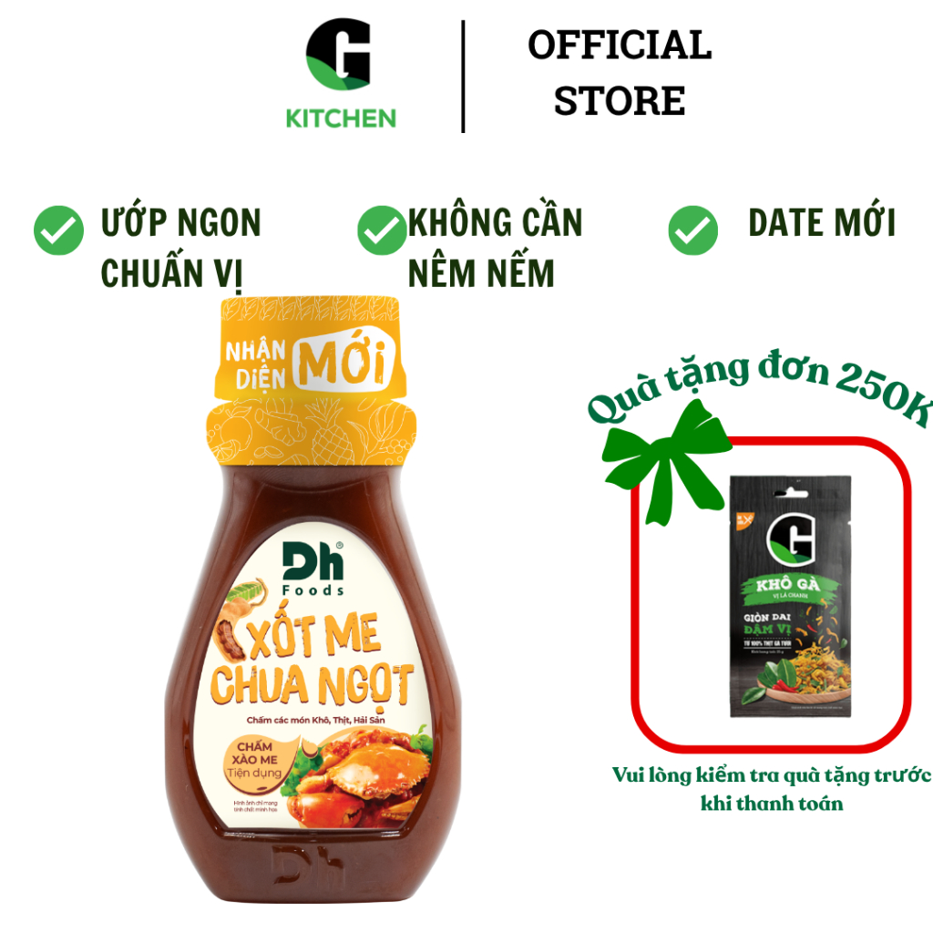 Sốt Me Chua Ngọt 200g DH Food