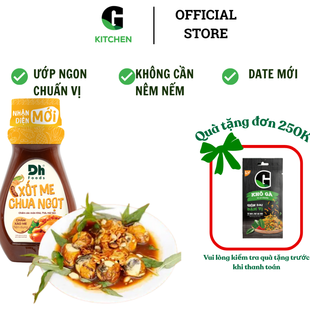 Sốt Me Chua Ngọt 200g DH Food