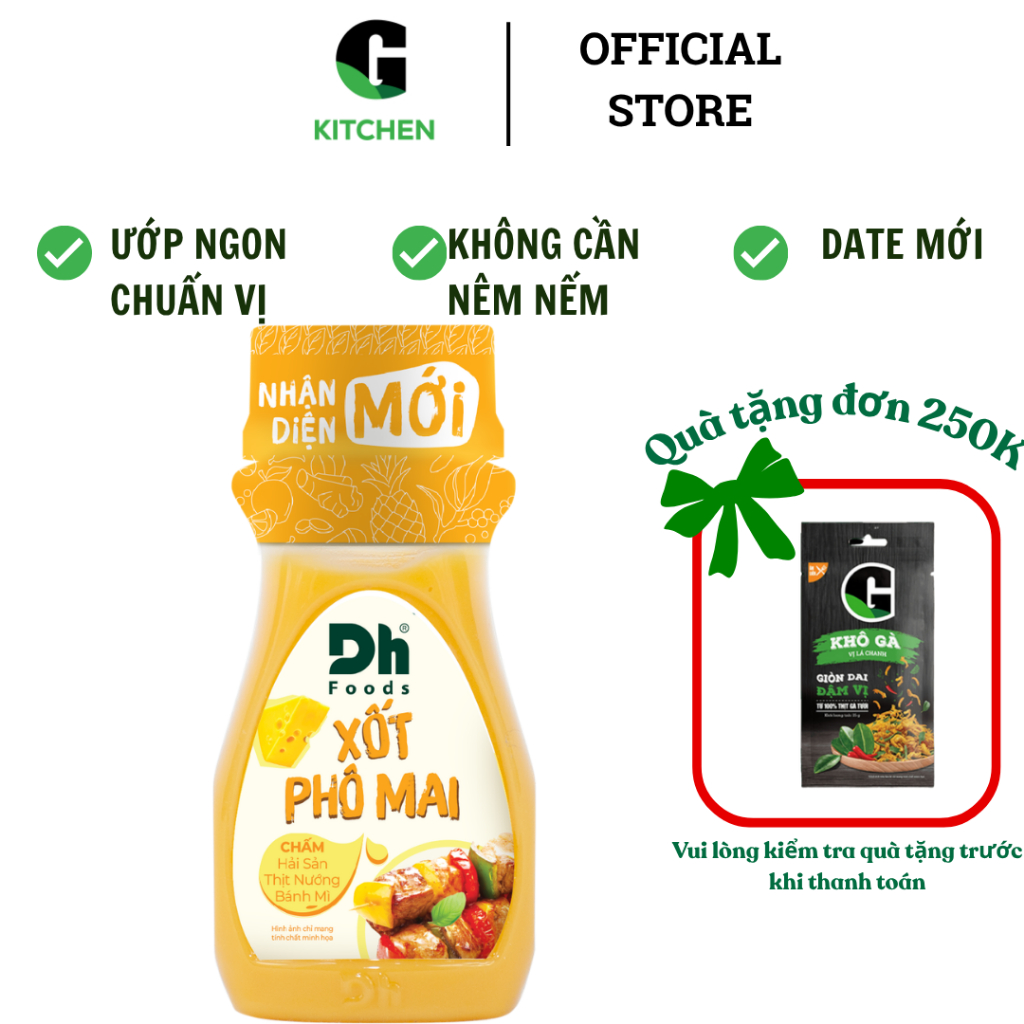 Sốt Phô Mai DH Food 100g