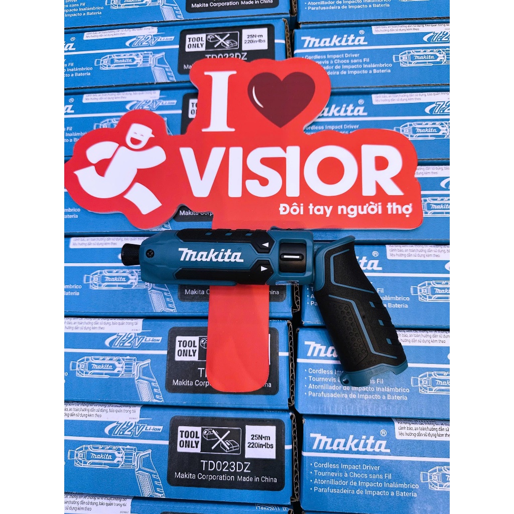 MÁY VẶN VÍT DÙNG PIN 7.2V MAKITA TD023DZ (Chưa Pin & Sạc)