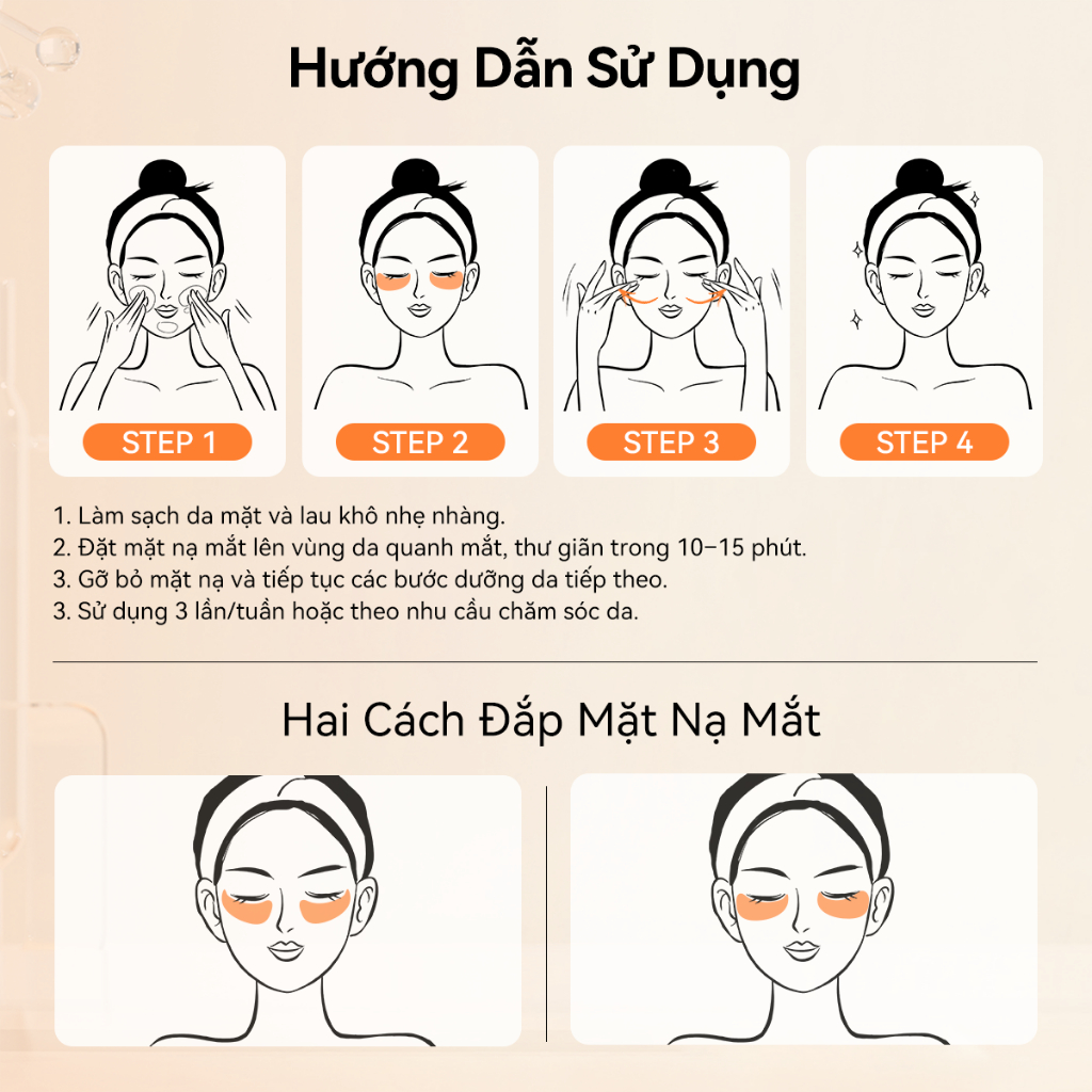 LANBENA COMBO Kem mắt+mặt nạ mắt  retinol (15ml+60 miếng) - giúp săn chắc, giảm bọng mắt, giảm nhăn trẻ hóa Skincare