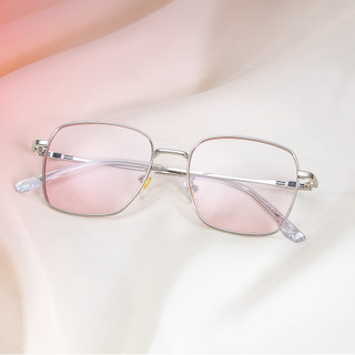 Gọng Kính Cận Nam Nữ Đa Giác Eye Plus 66013 Gọng Kim Loại Chuôi TR90 Mềm Dẻo Siêu Nhẹ Thời Trang