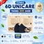 COMBO 200 Chiếc Khẩu Trang 6D Unicare Pro Mask 3 Lớp Kháng Khuẩn 6 Màu Thời Trang