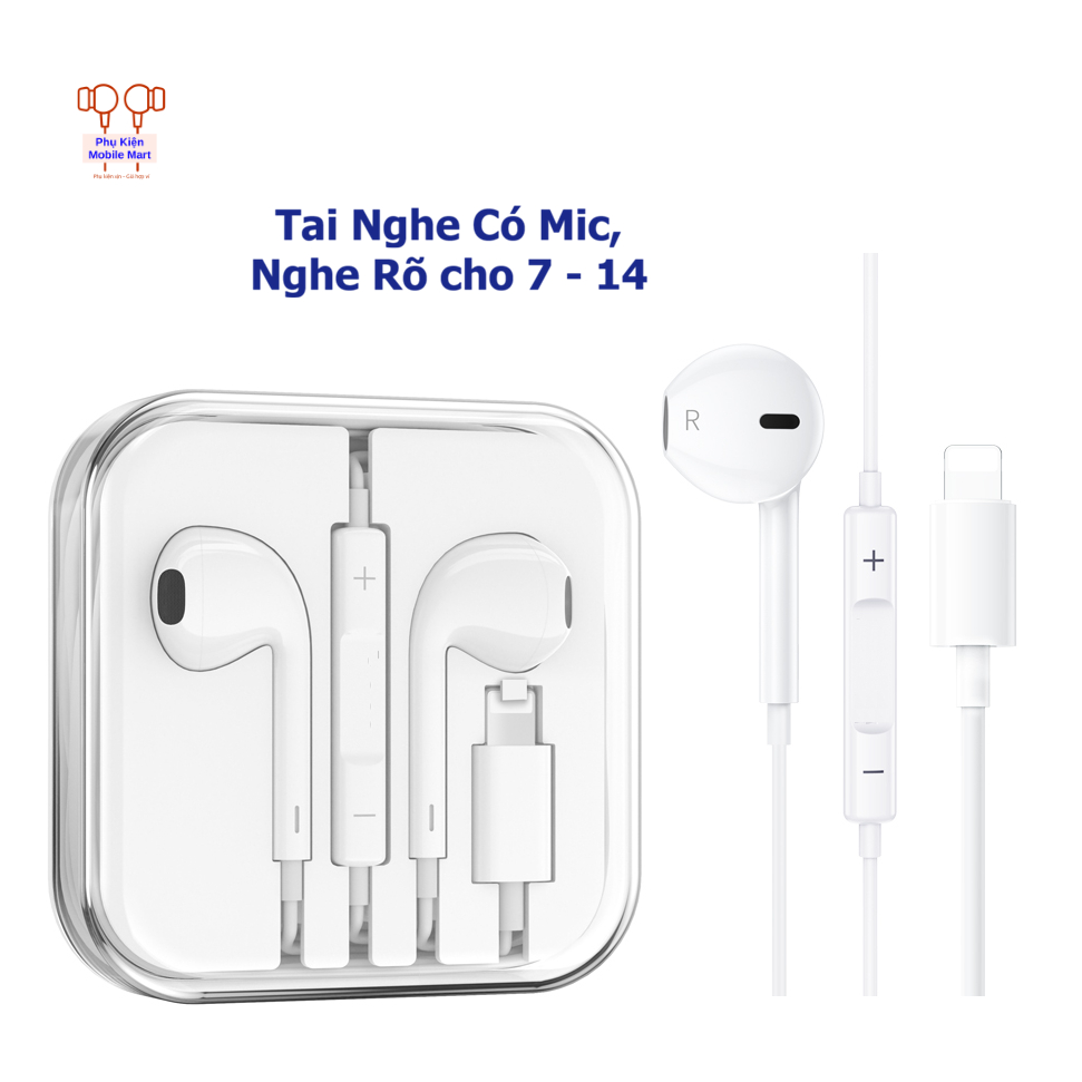 Tai Nghe Có Dây Cho dòng 7 Đến 14 – Nghe Nhạc, Gọi Điện, Mic Rõ, Âm Thanh Stereo