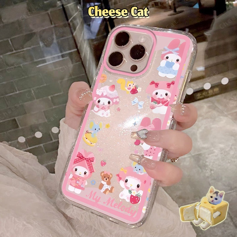 KT Giá đỡ điện thoại lắc Cho Melody Hồng Ốp lưng cho iPhone 15 13 12 11 14 Plus 16 17 Pro Max Xs XR 6 7 8 Plus SE