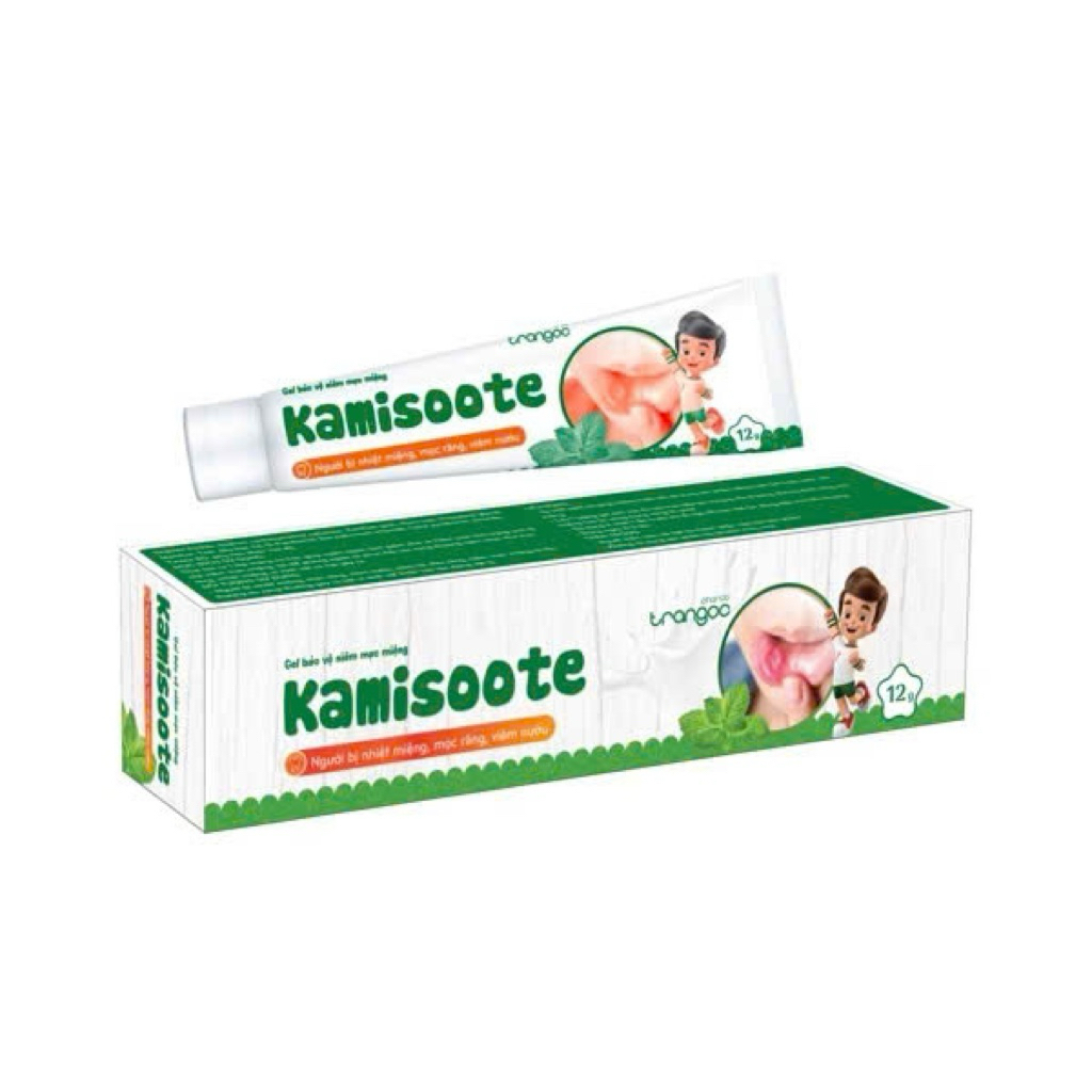 Gel Nhiệt miệng KAMISOOTE,giảm bỏng rát, đau miệng,dễ ăn,ngừa viêm nướu,chân răng,giảm hôi miệng