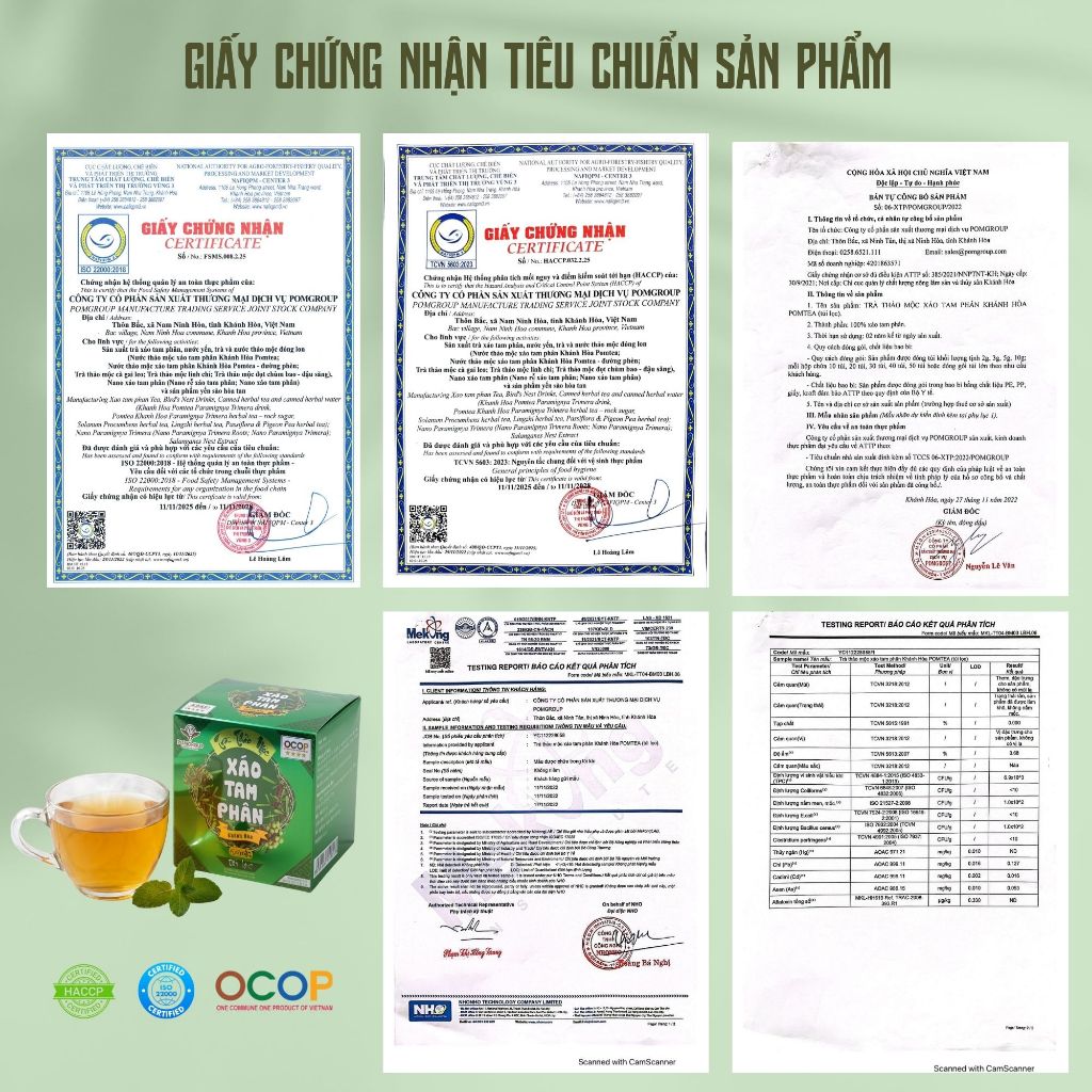 Trà Xáo Tam Phân Khánh Hòa - Hỗ trợ mát gan, thanh nhiệt | 100% Nguyên Liệu Tự Nhiên Khánh Hòa
