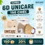 COMBO 150c Khẩu Trang 6D Unicare Pro Mask 3 Lớp Kháng Khuẩn 6 Màu Thời Trang, Chống Tia UV