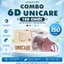 COMBO 150c Khẩu Trang 6D Unicare Pro Mask 3 Lớp Kháng Khuẩn 6 Màu Thời Trang, Chống Tia UV