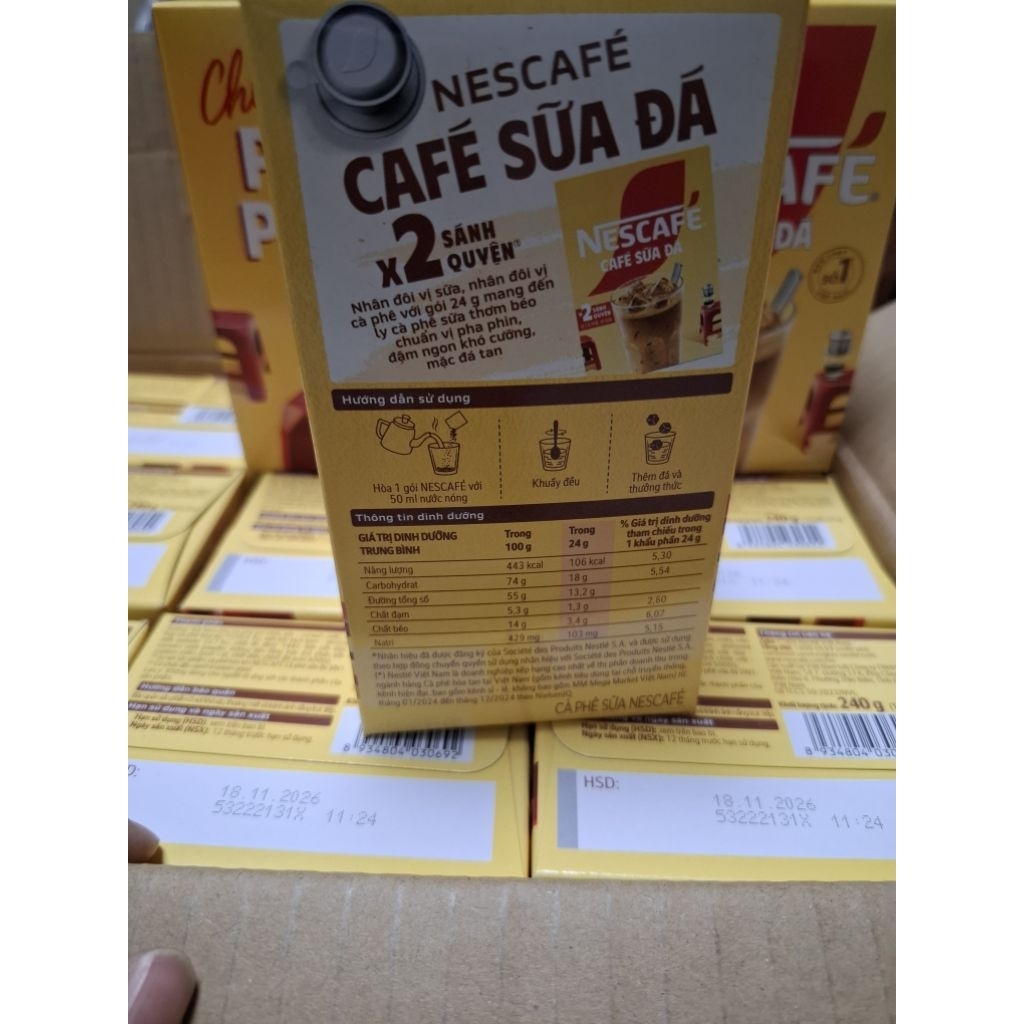 NESCAFÉ – Cà phê sữa chuẩn vị, thơm đậm khó cưỡng
