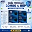 4 hộp khẩu trang y tế AMI 4 Lớp Kháng Khuẩn chống bụi, Chống tia uv