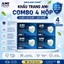 4 hộp khẩu trang y tế AMI 4 Lớp Kháng Khuẩn chống bụi, Chống tia uv