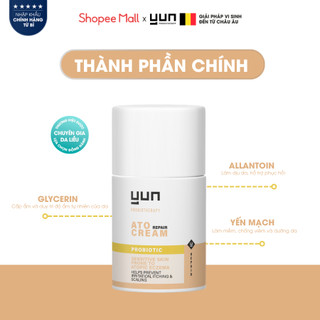 Kem dưỡng chứa lợi khuẩn sống YUN ATO Probiotic Repair Cream phục hồi dành cho da nhạy cảm 50ml