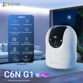 [MỞ BÁN] Camera WIFI EZVIZ C6N G1 3MP - Quan Sát Không Góc Khuất, Hẹn Giờ Cảnh Báo, AI Phát Hiện Người, Ban Đêm Có Màu