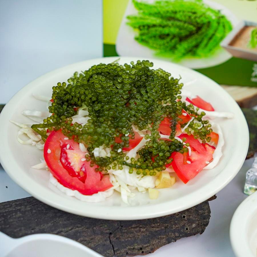 Rong Nho TASAMI- Kèm Xốt Mè Rang - HỘP 175g  – Rong Nho Tươi Nhật Bản, Giòn Ngon, Ăn Liền