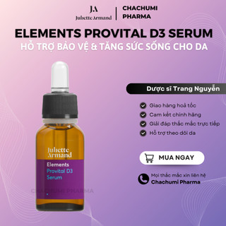 Juliette Armand Elements Provital D3 Serum Tinh Chất D3 Hỗ Trợ Bảo Vệ & Tăng Sức Sống Cho Da 20ml