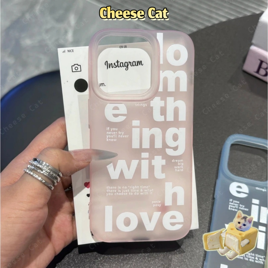 INS Ốp điện thoại đơn giản màu trắng kiểu Anh thời trang cho iPhone 15 13 12 11 14 Plus 16 17 Pro Max 17 Air