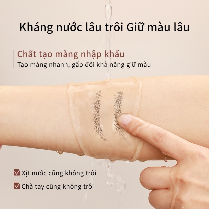 [DEAL] Chì kẻ mày Mooekiss 4D chống nước và mồ hôi màu sắc thích hợp cho người mới bắt đầu 0.55ml x 1