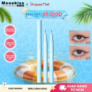 Bút Kẻ Mắt Eyeliner Mooekiss Chống Nước Kháng Mồ Hôi, Khô Nhanh Cho Người Mới Bắt Đầu 0.6ml