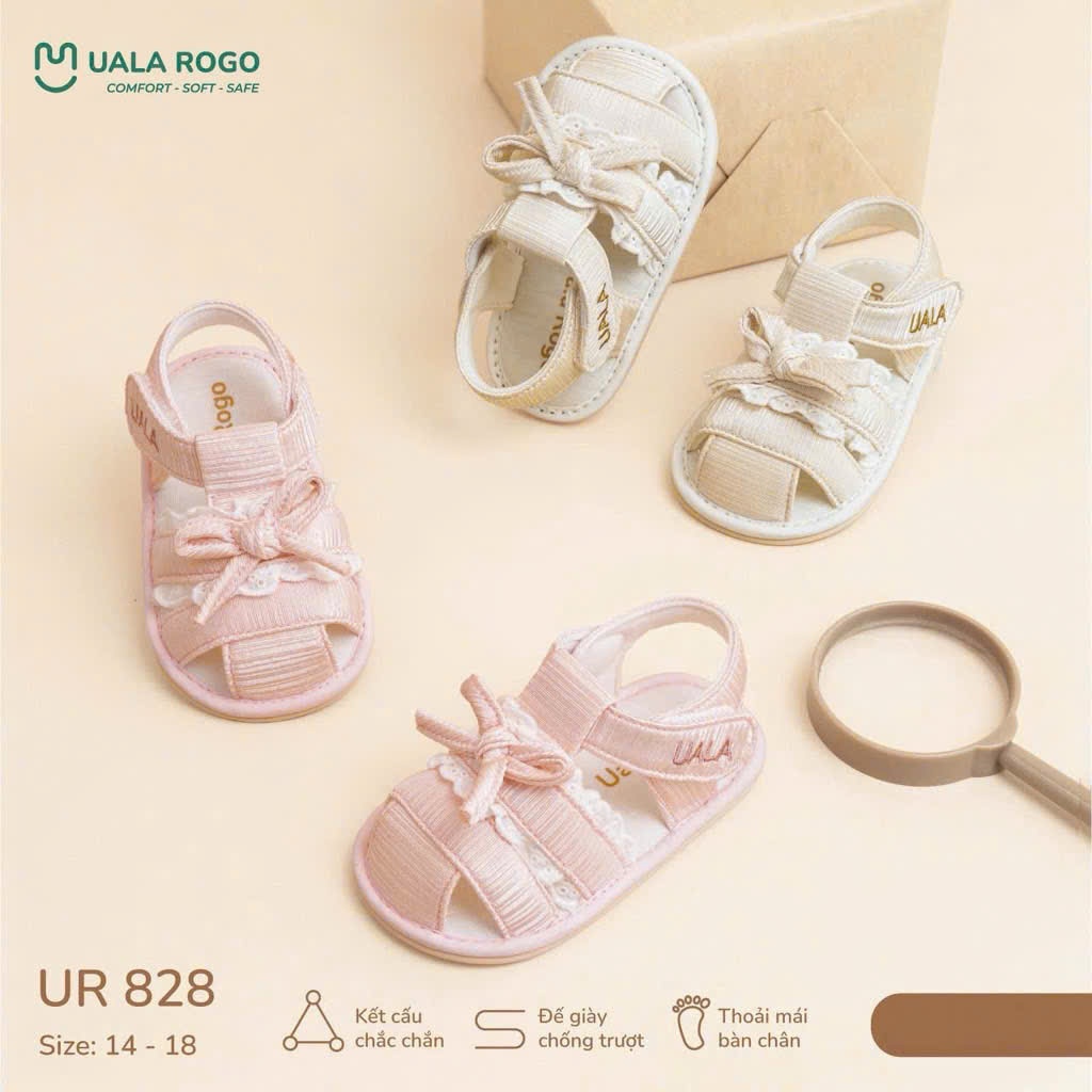 Dép Tập Đi Uala Hoạ Tiết Dễ Thương Cho Bé UR5689 UR5667 UR836 UR837 UR838 UR839 UR840 UR842 UR843 UR844
