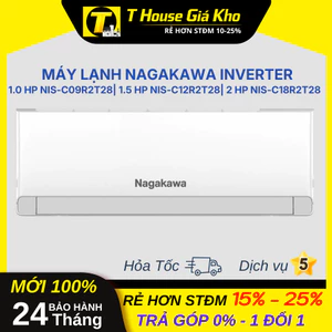 Máy Lạnh Nagakawa Inverter 2 HP NIS-C18R2T28 | 1.5HP NIS-C12R2T28 | 1 HP NIS-C09R2T28 BH 24 Tháng