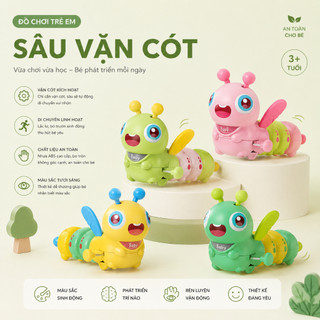 Đồ chơi sâu vặn cót xinh xắn cho bé