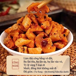 Củ Cải Giòn (500g/goi) tê cay Tứ xuyên loại vỏ tím cực ngon