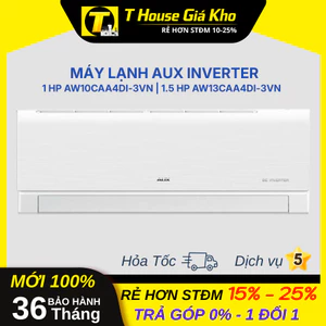 Máy Lạnh Aux Inverter 1.5 HP AW13CAA4DI-3VN | 1 HP AW10CAA4DI-3VN BH 36 Tháng