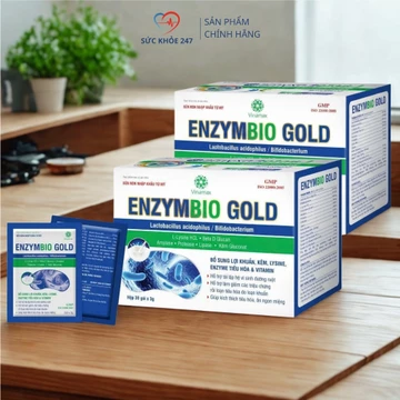 Combo 2 Hộp EnzymBio Gold Dạng Gói Cho Bé - Men Vi Sinh Cho Bé - Hộp 30 Gói x 2
