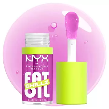 HÀNG MỸ authentic 100% săn sale - Son bóng NYX Fat Oil CHILLZ 4.8ml Strawberry Slush - date 2028