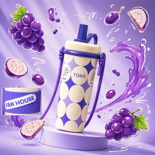 Bình giữ nhiệt Straw Cup Ceramic 720ml inox 316 phủ sứ ly giữ nhiệt Fan House ống hút linh động