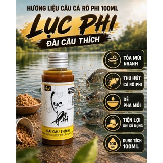 Hương Liệu Câu Cá Rô Phi MRT x Đài Câu Thích 100ml – Tỏa Mùi Nhanh, Kích Thích Rô Phi Lớn, 1 Nắp Pha 500g Mồi