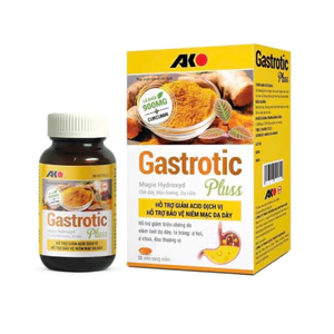 DẠ DÀY GASTROTIC PLUSS, HỘP 30 VIÊN. GIÚP BẢO VỆ NIÊM MẠC DẠ DÀY, LOÉT DẠ DÀY, Ợ HƠI, Ợ CHUA