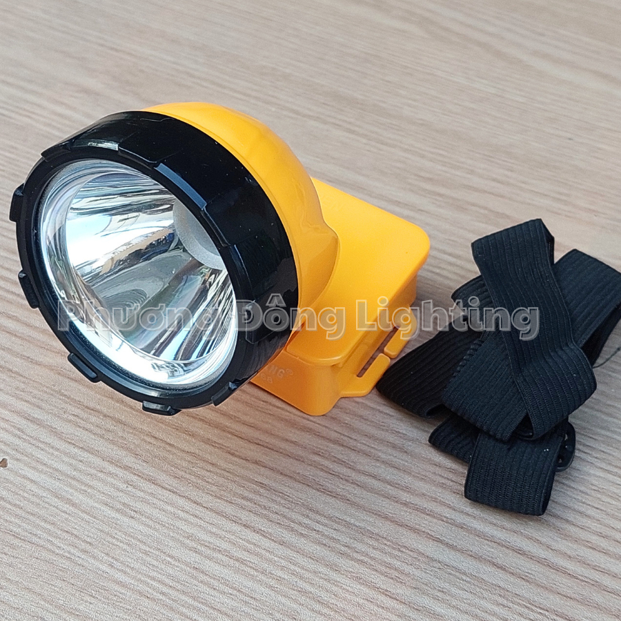 Đèn Pin Đeo Đầu KY8068 Đèn Đội Đầu 2 Chế Độ Sáng Chiếu Xa Siêu Sáng Dùng Đi Đêm Câu Cá Dùng Pin AA