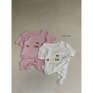 𝐏𝐡𝐢𝐞𝐧 𝐖𝐆𝐖𝐄 | (Sẵn) w9606 Áo Phông Mùa Hè Nữ Hình In Cute Co Dãn Cổ Tròn