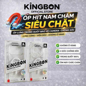 Ốp Lưng Xiaomi KiNGBON Lưng Cứng Viền Dẻo Hít Nam Châm Siêu Chặt cho Xiaomi 17 ProMax/17Ultra