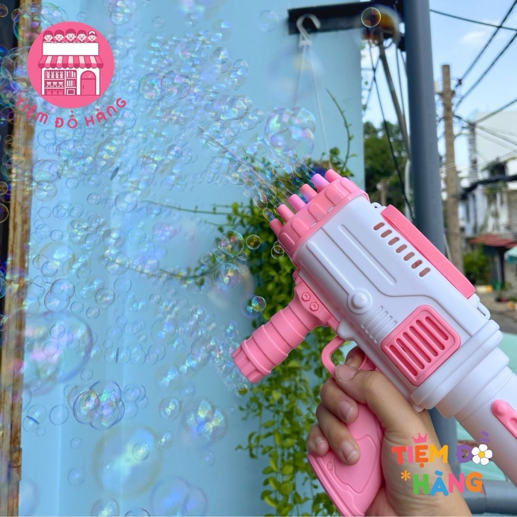 Đồ Chơi Máy Thổi Bong Bóng Xà Phòng 32 Nồng