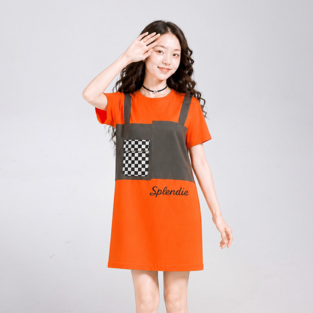 Váy Bé Gái Mùa Hè Cotton Mềm Mát – Đầm Suông Phối Yếm Cho Bé B160 | JJ Kids Fashion