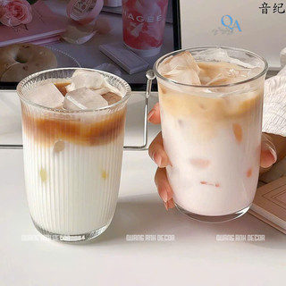 SET 6 Ly Thủy Tinh Cao Cấp Chịu Nhiệt MIỆNG LOE | Cốc Uống Cà Phê, Soda, Matcha latte - DECOR, cafe