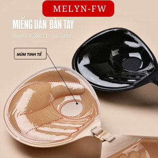 Combo 3 áo dán nâng ngực MELYN-FW 3cm nâng ngực miếng dán ngực tạo khe gom quả cài trước kèm dây trong P29
