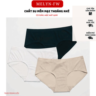 Set 5 quần lót nữ đúc su thun lạnh MELYN-FW cao cấp không đường may mềm mại kháng khuẩn được chọn màu 5033