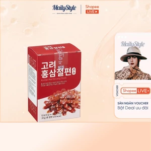 E56_Hồng Sâm Hàn Quốc Thái Lát Korean Red Ginseng Slices Hộp 30g