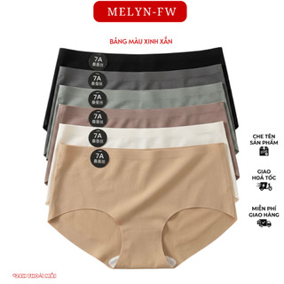 Set 5 quần lót nữ đúc su thun lạnh MELYN-FW không đường may cao cấp mềm mại kháng khuẩn loại 1 mẫu 7A