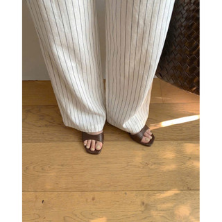 𝗥𝗼𝘀𝗲 𝗟𝗶𝗻𝗲𝗻 𝗣𝗮𝗻𝘁𝘀 - |LY LINEN| - Quần linen sọc ống xuông